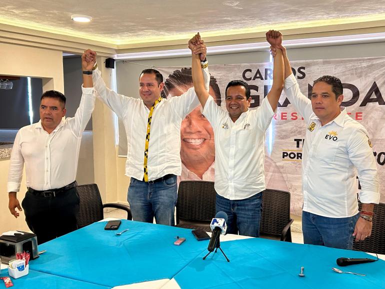 El sol azteca tiene las candidaturas de Chilpancingo y Acapulco y en ambos se ganará durante las próximas elecciones.