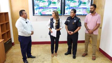 Supervisa los trabajos de obra con un 75 por ciento de avance