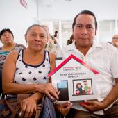 El beneficio promedio que recibieron las y los acreditados fue de 167 mil 263 pesos.
